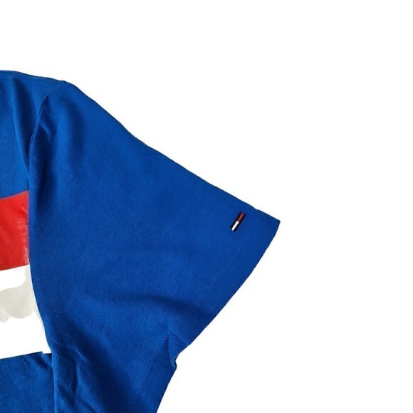 Tommy‎ Hilfiger Men's Logo Short-Sleeve Crew Neck T-Shirt - Picture 8 of 9